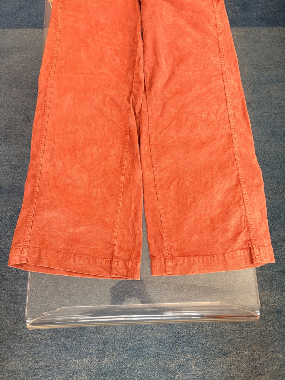 Pilcro Women's Corduroy Wide-Leg Jeans in Rust - Picture 14 of 14